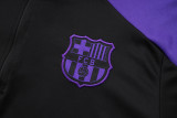 2025-26 BAR Black Kids Half Pull Tracksuit #B2558(童装)(半拉链)