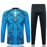 2025-26 Napoli Blue Kids Half Pull Tracksuit #E25152(童装)(半拉链)