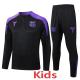 2025-26 BAR Black Kids Half Pull Tracksuit #B2558(童装)(半拉链)