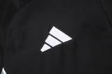 2025-26 Germany Black Kids Half Pull Tracksuit #E25149(童装)(半拉链)