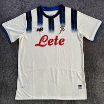 2025-26 Atalanta Away Fans Soccer Jersey (前广告)