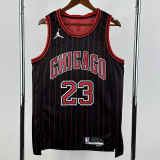 2025-26 BULLS JORDAN #23 Black Top Quality Hot Pressing NBA Jersey (Trapeze Edition) 飞人版