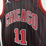 2025-26 BULLS DEROZAN #11 Black Top Quality Hot Pressing NBA Jersey (Trapeze Edition) 飞人版