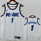 2025-26 Magic HARDAWAY #1 White Top Quality Hot Pressing NBA Jersey(条纹)