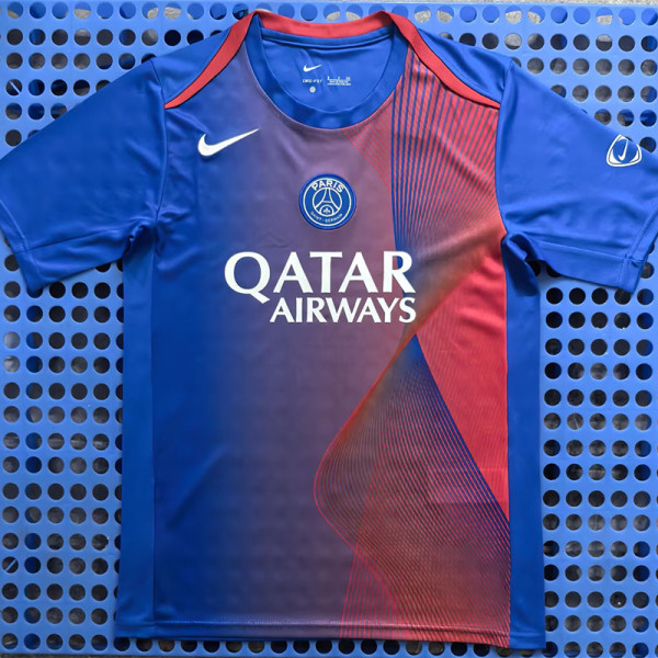 2025-26 PSG Blue Red  Training Shirts