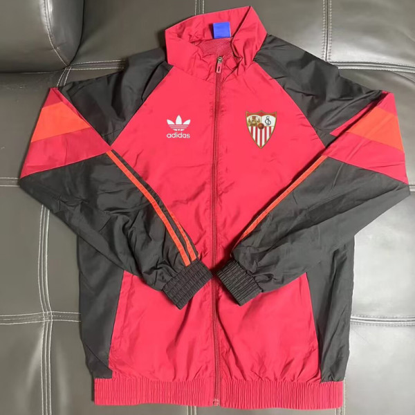 2025-26 Sevilla Red black Windbreaker