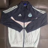 2025-26 Newcastle Black White Windbreaker