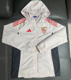 2025-26 Sevilla Light gray Windbreaker