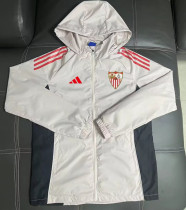 2025-26 Sevilla Light gray Windbreaker