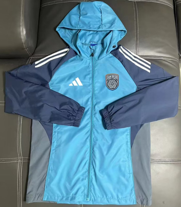 2025-26 San Diego FC Lake blue Windbreaker