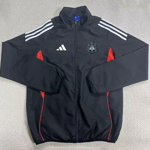 2025-26 Newcastle Black Windbreaker