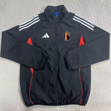 2025-26 Belgium Black Windbreaker