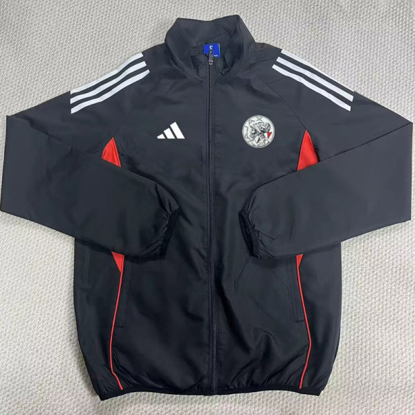 2025-26 Ajax Black Windbreaker