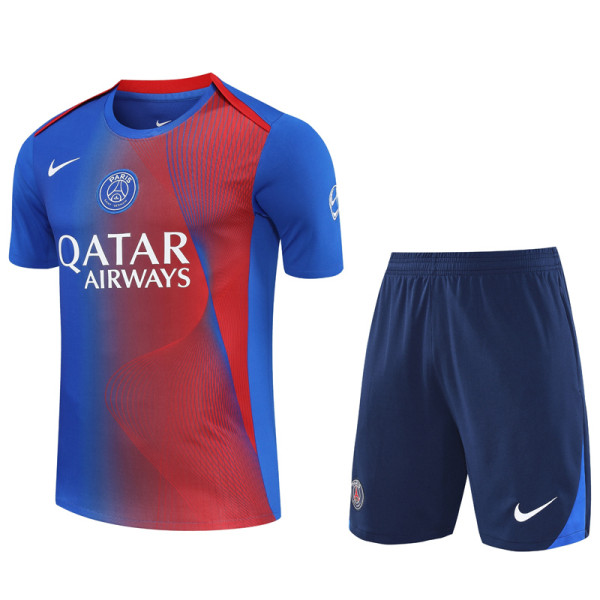 2025-26 PSG Blue red Training Short Suit