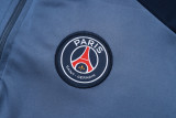 2025-26 PSG Gray Half Pull Tracksuit #B25104(半拉链)