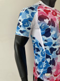 2025-26 Bathing APE Blue Pink Special Edition Player Version Training shirts