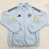 2025-26 ARS Light gray Windbreaker (黑边)