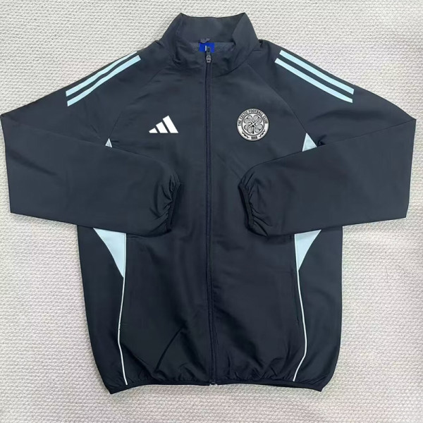 2025-26 Celtic Black Windbreaker