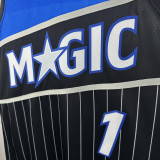 2025-26 Magic HARDAWAY #1 Black Top Quality Hot Pressing NBA Jersey (Trapeze Edition) 飞人版