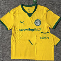 2025-26 Palmeiras Yellow Third Fans Soccer Jersey
