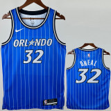 2025-26 Magic O'NEAL #32 Blue Top Quality Hot Pressing NBA Jersey(条纹)