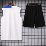 2025-26 PSG White Tank top and shorts suit