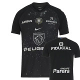 2025 Toulouse Black Rugby Jersey (圆领)