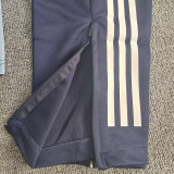 2025-26 Schalke 04 Black Half Pull Tracksuit (Pants Have Pocket)(半拉链)