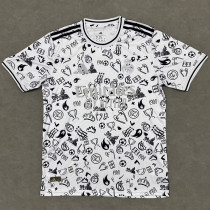 2025-26 RMA White Special Edition Training Shirts (图标版)