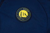 2025-26 Al-Nassr Royal blue Half Pull Tracksuit #B25110(半拉链)