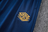 2025-26 Gremio Royal blue Half Pull Tracksuit #B25107(半拉链)