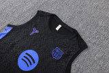 2025-26 BAR Black Tank top and shorts suit #D25194