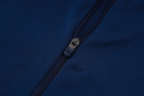 2025-26 Al-Nassr Royal blue Half Pull Tracksuit #B25110(半拉链)