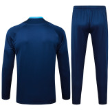 2025-26 Gremio Royal blue Half Pull Tracksuit #B25107(半拉链)