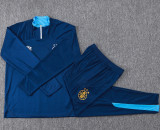 2025-26 Gremio Royal blue Half Pull Tracksuit #B25107(半拉链)