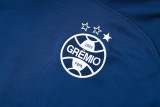 2025-26 Gremio Royal blue Half Pull Tracksuit #B25107(半拉链)