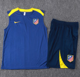 2025-26 ATM Royal blue Tank top and shorts suit #D25195