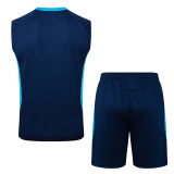 2025-26 Gremio Royal blue Tank top and shorts suit #D25197