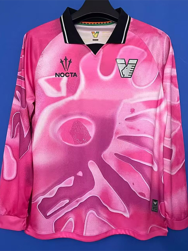 2025-26 Venezia FC Pink Goalkeeper Long Sleeve Soccer Jersey (长袖)