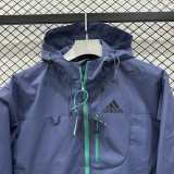 2025 AD Dark blue Outdoor Jackets #Y001软料冲锋衣