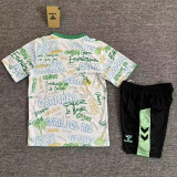 2025-26 Real Betis White Graffiti Kids Soccer Jersey