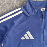 2025-26 Hamburg SV Royal blue Half Pull Tracksuit (Pants Have Pocket)(半拉链)