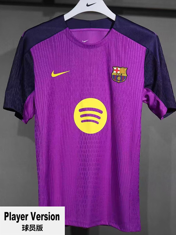 2025-26 BAR Purple Player Version Training Shirts