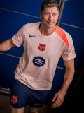 2025-26 BAR Beige Pink Player Version Training Shirts
