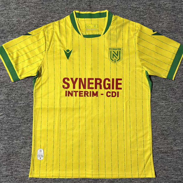 2025-26 Nantes Home Fans Soccer Jersey