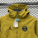 2025-26 PSG Jordan Khaki Outdoor Jackets #L6607软料