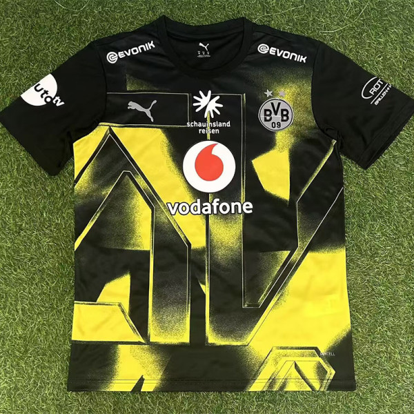 2025-26 Dortmund Black Special Edition Fans Soccer Jersey