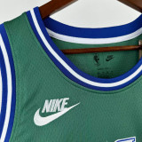 2025-26 Dallas Mavericks THOMPSON #31 Green Retro Top Quality Hot Pressing NBA Jersey