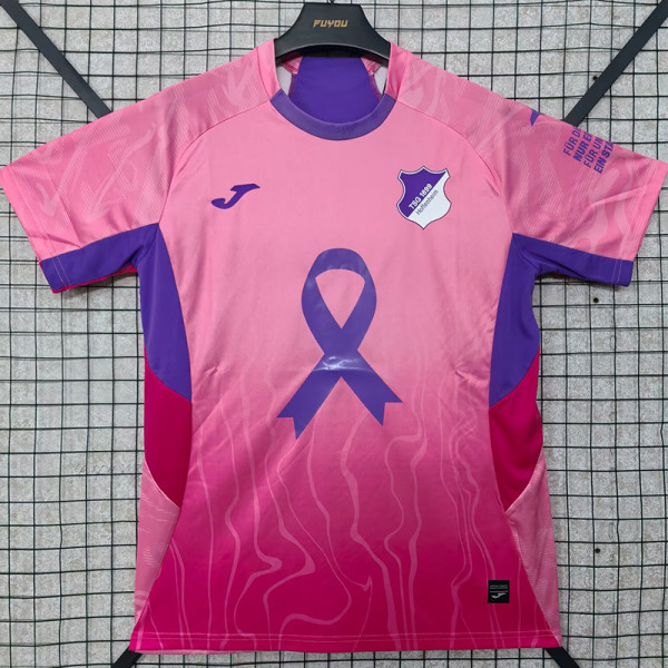 2025-26 Hoffenheim Pink Special Edition Fans Soccer Jersey