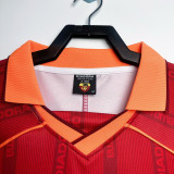 1999-2000 Roma Home Long Sleeve Retro Soccer Jersey (长袖)